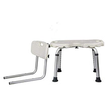 Sgabelli da Bagno in Lega di Alluminio ad Altezza Regolabile, Sgabello da Bagno Antiscivolo per Donne Incinte da Doccia 66-84 cm 0104