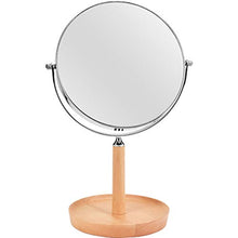 Czlsd Specchio da Trucco Fronte-Retro da tavolino Specchio da tavolino Specchio da Trucco Girevole a 360 Gradi può Pulire Il Desktop