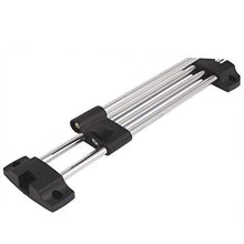 New Lon0167 Armadio guardaroba In primo piano appendiabiti efficacia affidabile in metallo a scomparsa estraibile asta guida argento tono 250mm lunghezza(id:89f cb d6 2b0)