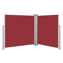 vidaXL - Tenda da sole laterale estensibile, 100 x 600 cm, colore: Rosso