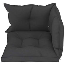 Goliraya Cuscini per Divani su Pallet 3 pz in Tessuto Nero/Grigio Talpa/Crema,Cuscino Quadrato,Cuscino da Esterno,Cuscino per Divano,Cuscino Pallet