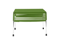 Innit Designs - Pouf Adam, colore: Oliva su telaio cromato