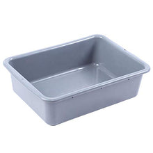 Lavabo da Cucina per lavabo con Superficie Liscia e Pulita, lavabo per Frutta, per Ristorante(Rectangular Plastic Basin-Gray)