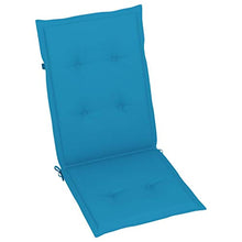 vidaXL Sedie da Giardino Pieghevoli 3 pz con Cuscini Acacia Massello