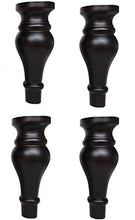 Solid Gambe europee legno Divano Tavola comodino Tavolino appoggio del piede accessori in legno - 4 pezzi