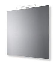 San Marco Specchio bagno reversibile con lampada led 70x70 cm