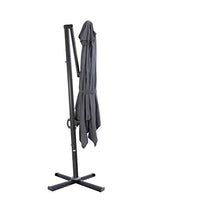 SORARA Roma Basic Parasole a sbalzo, Grigio, 2,5 x 3 m, manovella