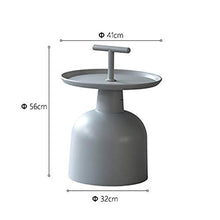 Comodini Tavolino plastica Forma Semplice e Durevole e Pratico (Color : B)