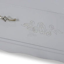 Mobile bagno 65 cm base con lavabo shabby chic in legno bianco intagliato