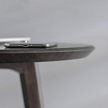 Jcnfa-Tavoli Tavolino Rotondo del Divano, Doppio Tavolo da stoccaggio, tavolino da caffè del Balcone, tavolino Multifunzionale, Gambe di bambù, 2 Colori