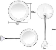 Specchio Specchi per Il Trucco LED 10x vanità d'Ingrandimento Regolabile a 360 ° Rotante