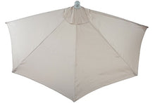 Ombrellone da balcone salvaspazio Parla Plus 145x285x252cm ~ avorio con base