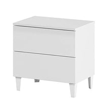 13Casa - Corinto A3 - Comodino. Dim: 50x34x49 h cm. Col: Bianco. Mat: Melamina.
