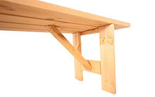 Banc en bois banc de jardin banc de parc Banc de jardin bois massif bois terrasse Banque Go de 150