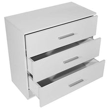 FAMIROSA Cassettiera in Truciolato 71x35x69 cm Bianca