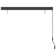 Tenda a rullo esterna 160 x 250 cm, bianco e arancione