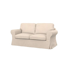 Soferia Fodera Extra Ikea EKTORP Divano a 2 posti, Tessuto Softi Beige