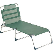 Lettino Amigo XL40 Art. 036TXVS Telaio Alluminio Textilene Verde Scuro