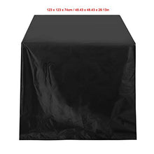 DERCLIVE - Copertura impermeabile per mobili in tessuto Oxford 210D per sedia da tavolo (123 x 123 x 74 cm)