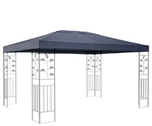 Quick-Star - Tetto di Ricambio per Gazebo, 3 x 4 m, Colore: Grigio