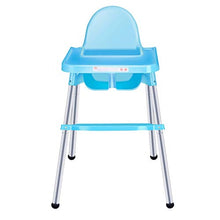 YULAN Seggiolone Multifunzionale della Sedia del Bambino Che Mangia Sedia Domestica Portatile Semplice (Color : Blue)