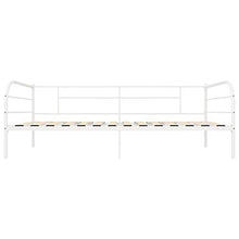 vidaXL Telaio Divano Letto Bianco in Metallo 90x200 cm