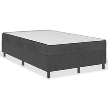 SKM Letto a Molle Grigio Scuro in Tessuto 120x200 cm (49.7kg)