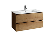 Badplaats B.V. Mobile Bagno Angela 100 cm Rovere - Mobile Base lavello Bagno