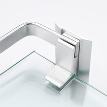 Umi.. Essentials Wall-Mounted Aluminum and Glass Bath Organizer Shelf