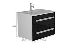 Jet-line Mobili da Bagno Arosa II en Grigio con Soft Close