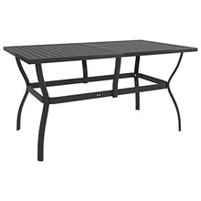 vidaXL Set da Pranzo da Giardino 7 pz in Textilene e Acciaio