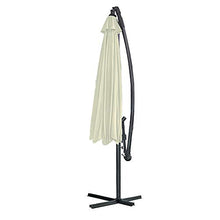 LZQ - Ombrellone da giardino in alluminio, 300 cm, con protezione UV 40+, per giardino, terrazza, balcone