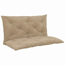 Festnight Cuscino per Dondolo Cuscino Lungo per Panchina da Giardino 100 cm con Schienale Resistente e Comodo per Panca da Esterno ed Interno