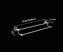 Yxsd Rame Towel Rack Doppio Stelo portasciugamani Cucina e Bagno a Sospensione (Size : 80cm)
