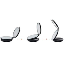 Bxiaoyan Specchio cosmetico Nuovo Specchio Tondo Triplo A LED for Il Trucco Specchio for Il Trucco ABS Materiale Lente d'Ingrandimento Portatile Specchio di Bellezza Nero