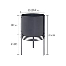 Espositore da Salotto in Metallo da Arredo per Giardino Hyococ (Size : Small)