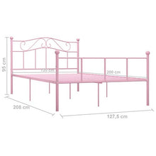 FAMIROSA Giroletto Rosa in Metallo 120x200 cm