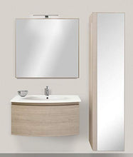Global Trade Mobile Bagno con Colonna Specchio Linea Circle 73 cm cod. cir73.1c.u/00