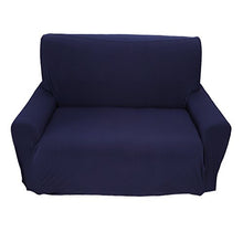 Copridivano Elasticizzato in 2 Pezzi Copridivano in Tessuto Super Morbido Copridivano Elastico Lavabile Elastico per Bambini (Divano Blu Scuro)