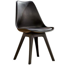 WFF Sedia da Ufficio Sedia Modern Simplicity Easy Assembly Camera di Studio Ristorante di Design Arredo Bar (Color : Black)