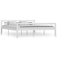 SKM Giroletto Bianco e Nero in Metallo 180x200 cm