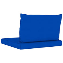 Buyounger Cuscini per Divano Pallet 2 pz Blu in Tessuto