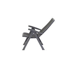 Jardin Montreal - Sedia Pieghevole, Colore: Grigio Antracite