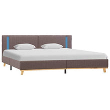 SKM Giroletto con LED Grigio Talpa in Tessuto 180x200 cm (29.5kg)