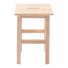 HOUSE COLLECTION Sgabello in Legno Naturale, 29x29x45 cm
