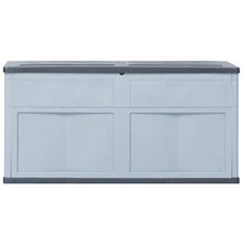 E E-NICES Baule da Giardino 320 L Grigio Nero