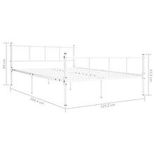 SKM Giroletto Bianco in Metallo 120x200 cm (15.2kg)