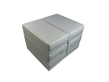 Joyfill Deluxe - materasso pieghevole - made in Germany - 180 x 70 x 15cm - 911 fantasia vichy grigio chiaro