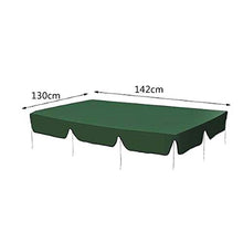 XBXB Dondolo Coperti da Giardino 3/2 Posti Resistente Ai Raggi UV Impermeabile, Parasole da Esterno for Balcone (Size : 142X120CM/56 X47)