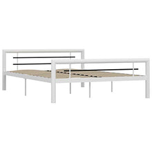 SKM Giroletto Bianco e Nero in Metallo 160x200 cm